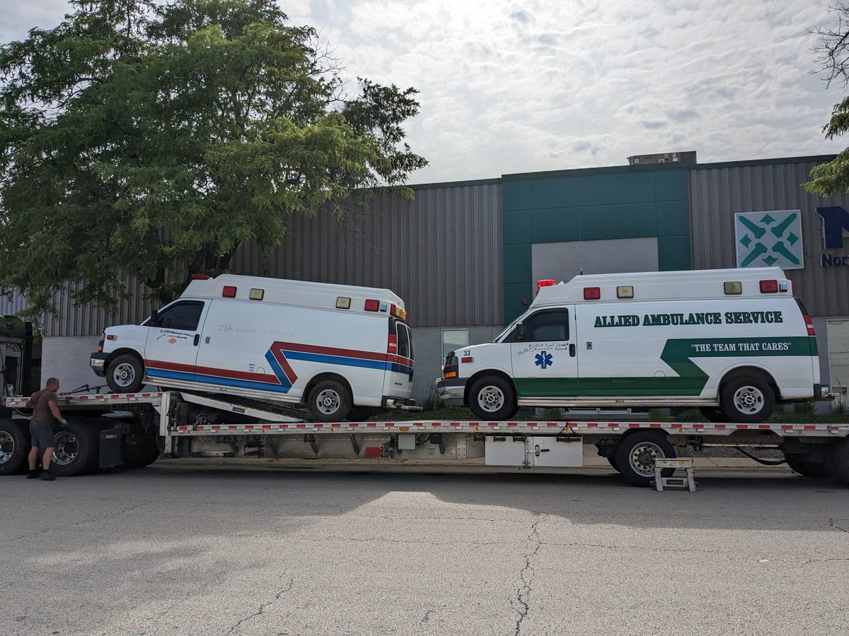 US Ambulances for Ukraine NFP tweet media