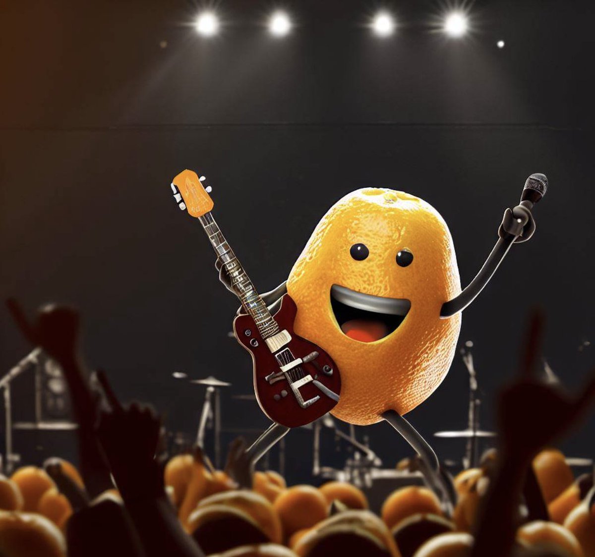 CaCitrusMutual's tweet photo. Get ready to peel the power of music with Juice Springsteen! 🍊🎵 From the groves of California to the global stage, this orange is squeezing out hit after hit! https://t.co/VaQkyiEh8T