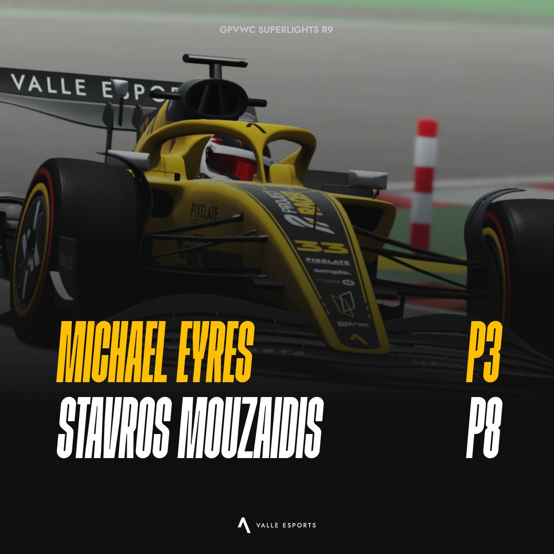 Finally, our first <a href="/GPVWC/">GPVWC Simracing</a> Superlights podium!

Great effort from Mike on his return and another strong performance from Stavros as well 💪

#SiamoValle