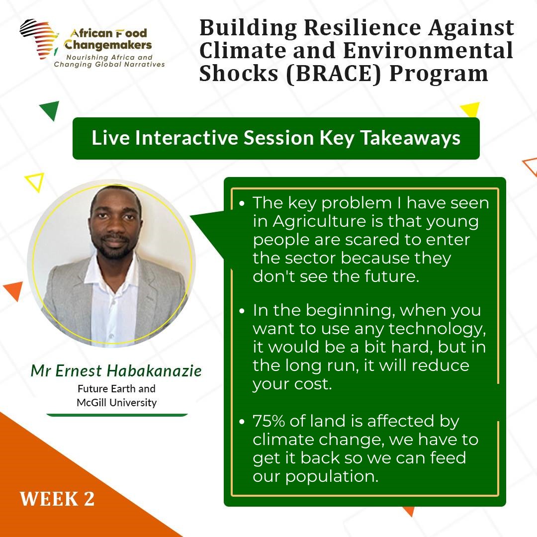 the_afchub's tweet photo. We had an incredibly insightful time today at the BRACE Live Interactive Session with Mr. Ernest Habakanazie

Ernest  inspired our participants by providing thoughtful answers to their pressing questions based on this week's lessons https://t.co/GoG5hOU77w