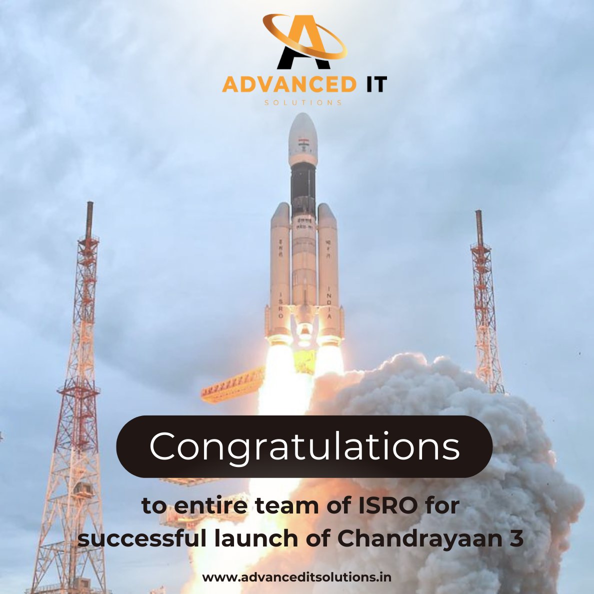 Congratulations to ISRO for the successful launch of Chandrayaan 3. Proud moment for India. . . . #chandrayaan3 #sustainability #savetheearth #CloudTechnology #MarketTrends #ProfessionalInsights #cloudmigration #cloudtech #businessagility #applicationmodernization #tech