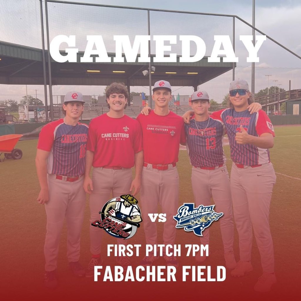 Acadiana Cane Cutters Baseball on Twitter "Finally Friday & Gameday