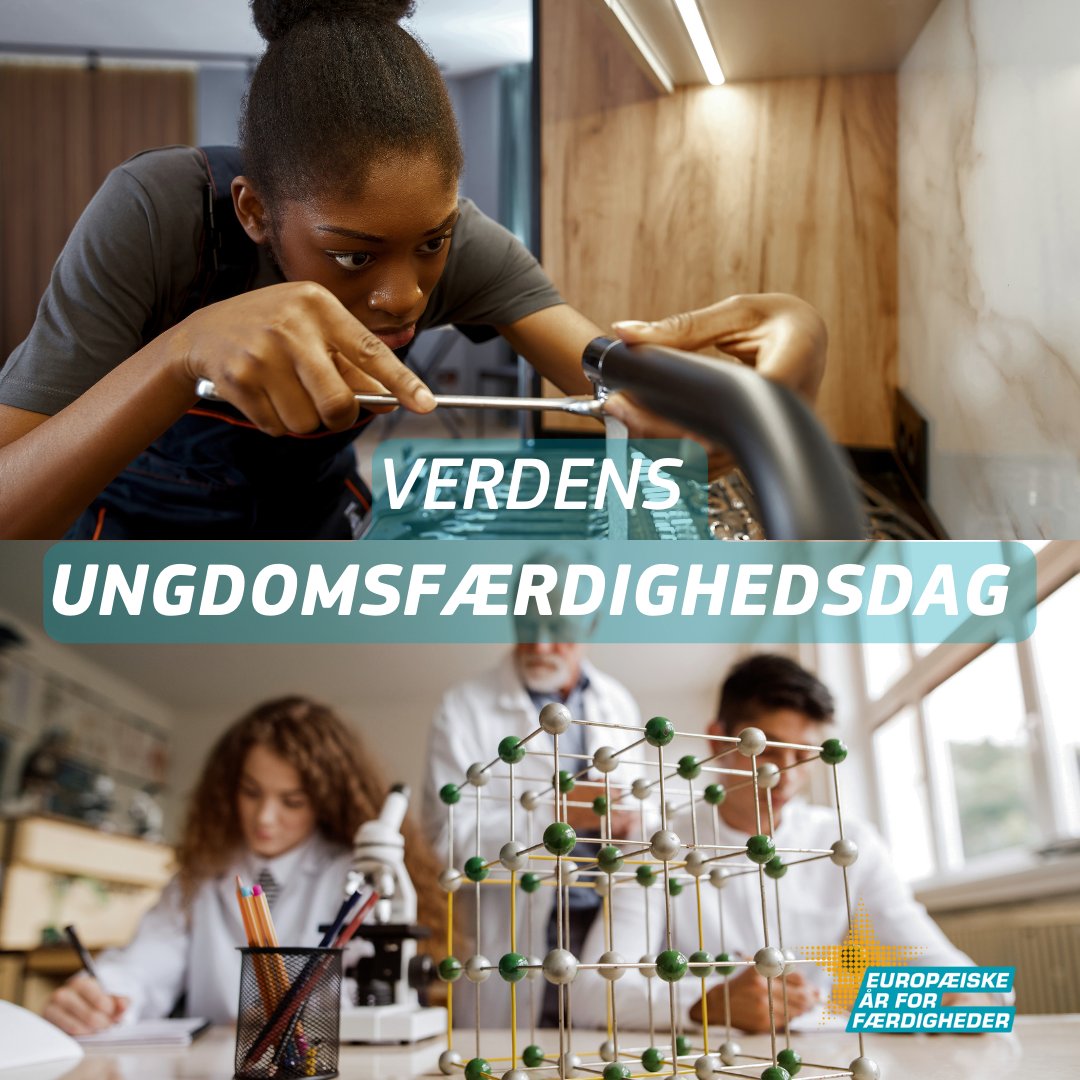 euidanmark's tweet image. I dag fejrer vi verdens ungdomsfærdighedsdag #WorldYouthSkillsDay 💡

EU's sociale rettigheder hjælper de unge med uddannelse, færdigheder og forbedrer deres chancer på arbejdsmarkedet 💼

Lær mere om initiativerne Europass og Ungdomsgarantien: social-rights.campaign.europa.eu/skills_da

#eudk #eys