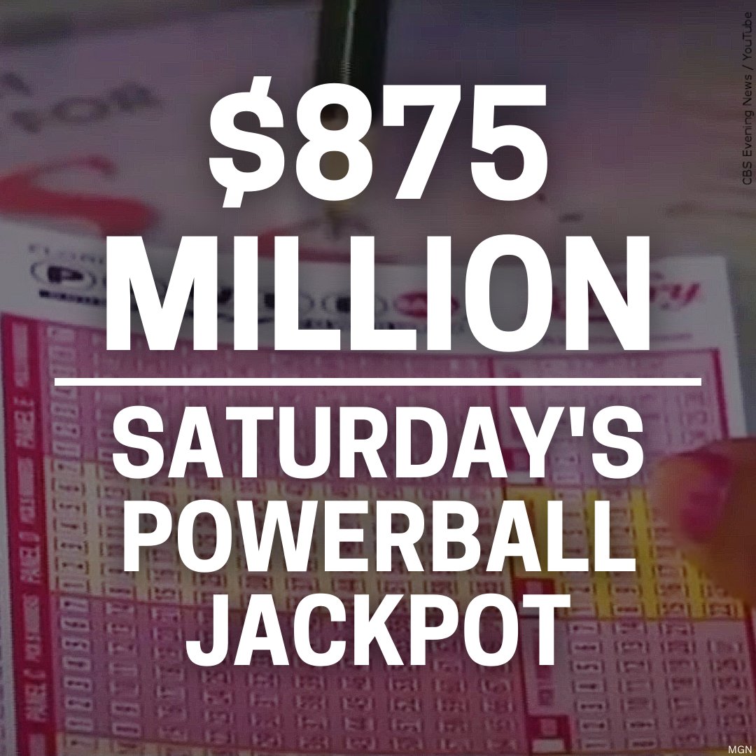 The Powerball jackpot for the next drawing has grown to $875 million — the third highest ever. 
READ MORE: https://t.co/jY77cAfPDl https://t.co/MfRQEgYzqv