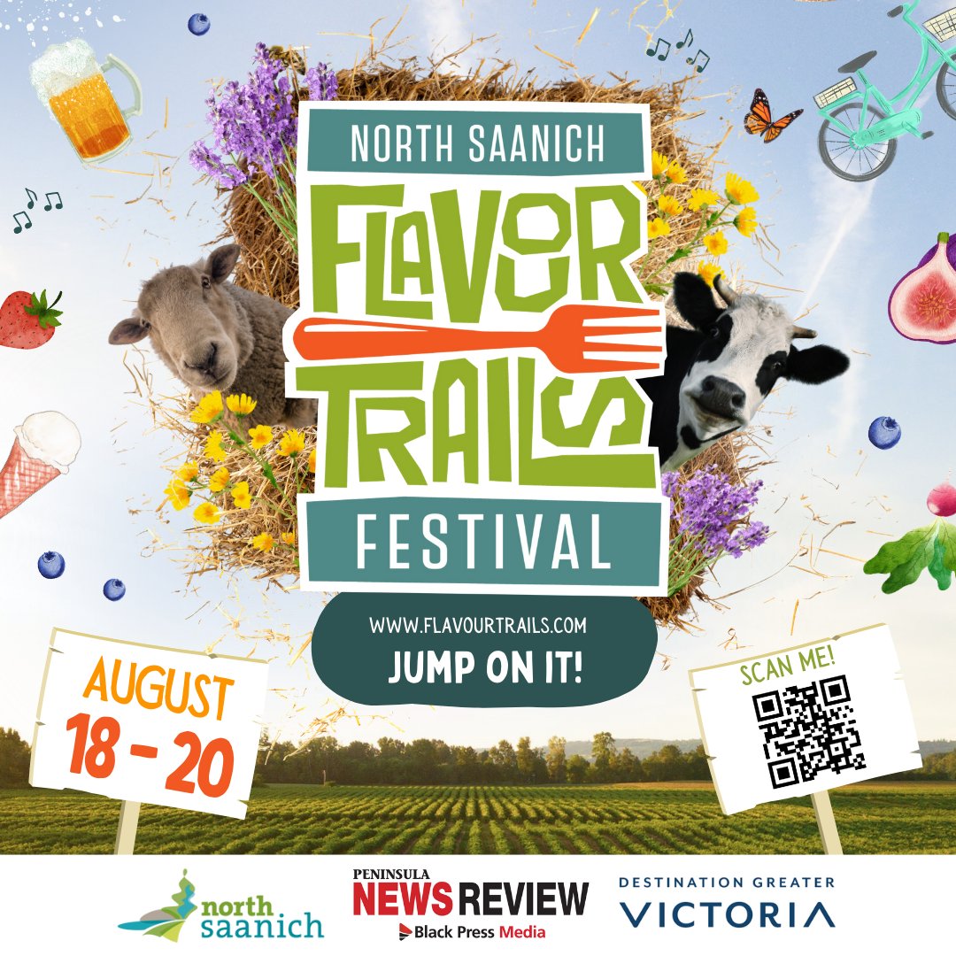 This year, the Flavour Trails Festival is August 18-20.  Travel the Flavour Trails and experience special offers from fantastic local farmers, growers, and makers! 🧑‍🌾

Visit our website for more information:  flavourtrails.com

#FlavourTrails #NorthSaanich #SaveYourFork