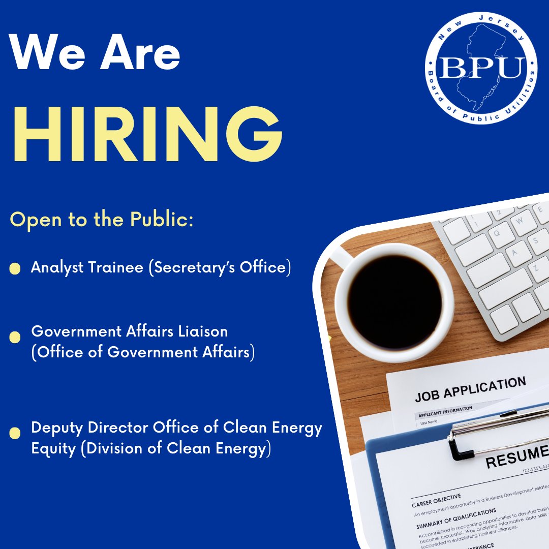 NJ Board of Public Utilities (NJBPU) tweet media