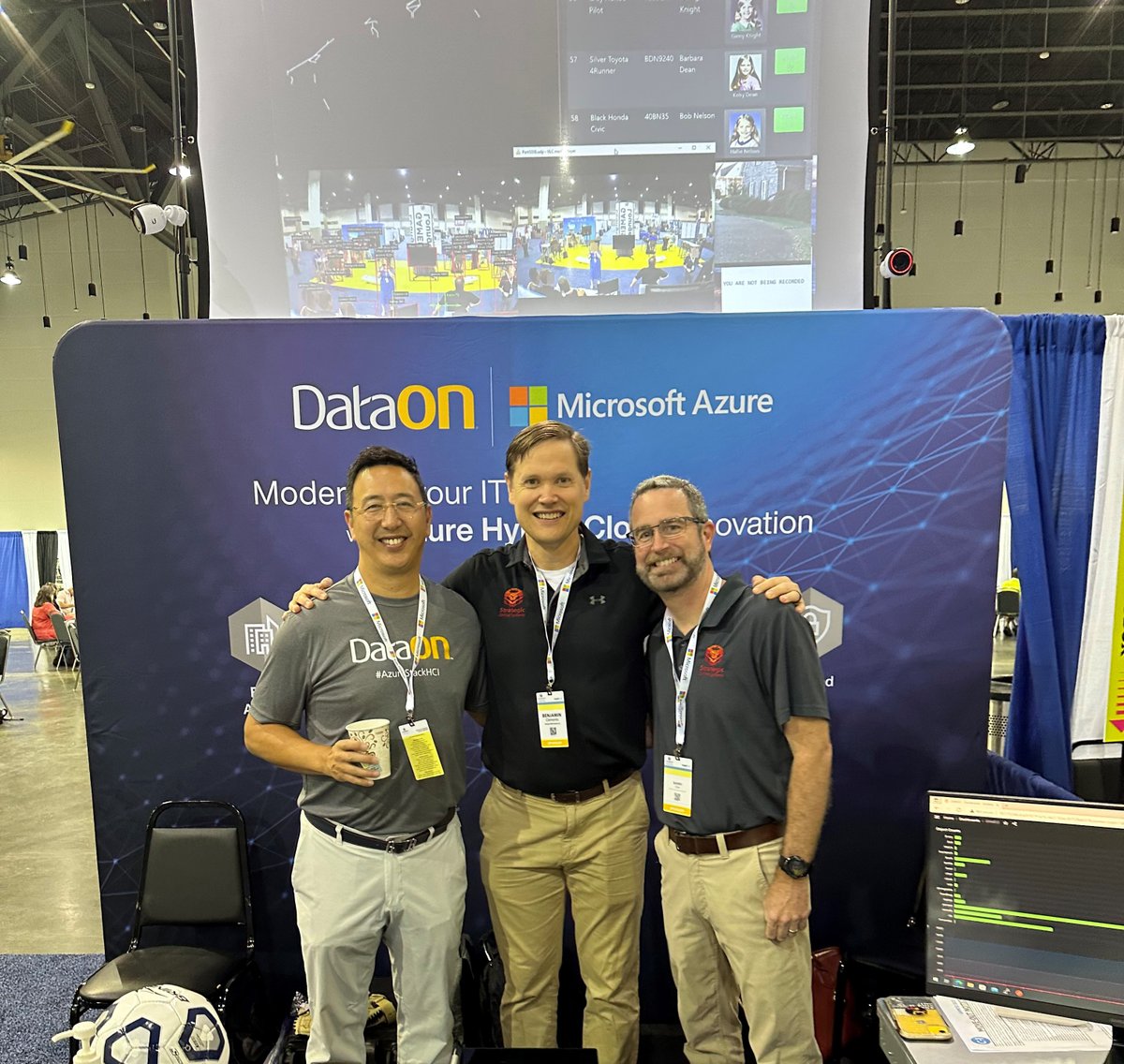 dataon's tweet photo. #FlashbackFriday to @gameisconf conference in Georgia this week with @SOS_Inc_TN! We loved talking with everyone about Azure #hybridcloud solutions, #VDI, containerized apps, and AI at the edge! https://t.co/A2mTMgQSSv