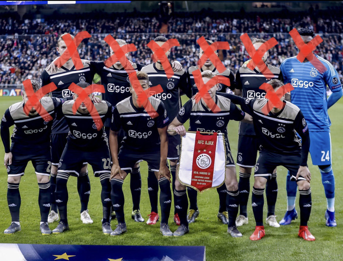 ajaxpoll's tweet photo. Wat eens zo mooi was! 

Ik blijf dit koesteren en vertrouwen hebben naar een nieuw Ajax ondanks de leegloop momenteel! ❌❌❌ #ajax #tadic #forzaajax https://t.co/lkvVX9kYcW