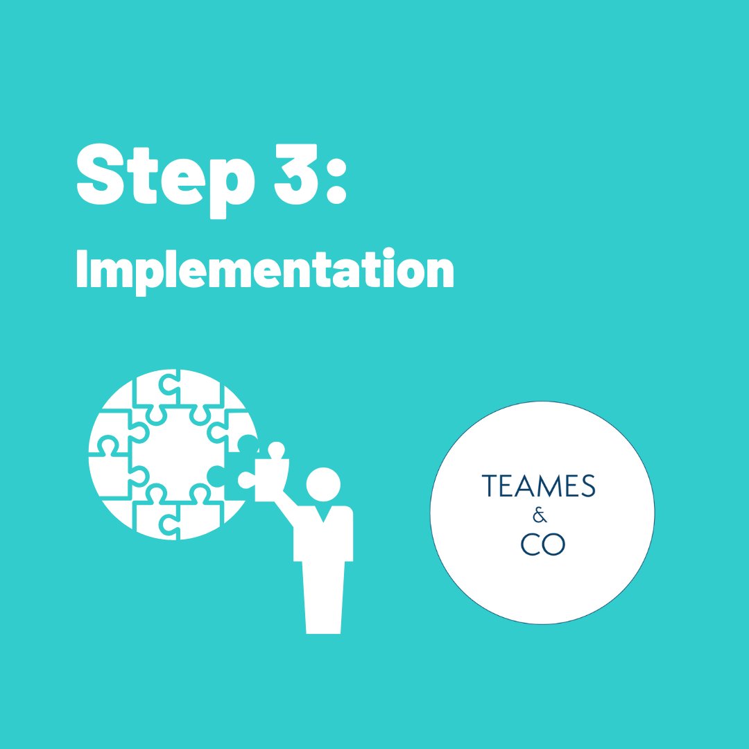 teamesandco's tweet photo. We implement the tailored plan and work towards the desired outcome. Are internal communications becoming easier? Are project timelines decreasing? Is your team starting to drive innovation and customer success? Learn more by visiting https://t.co/BtDd90bSiU.  #consulting https://t.co/G0BaKnMCsq