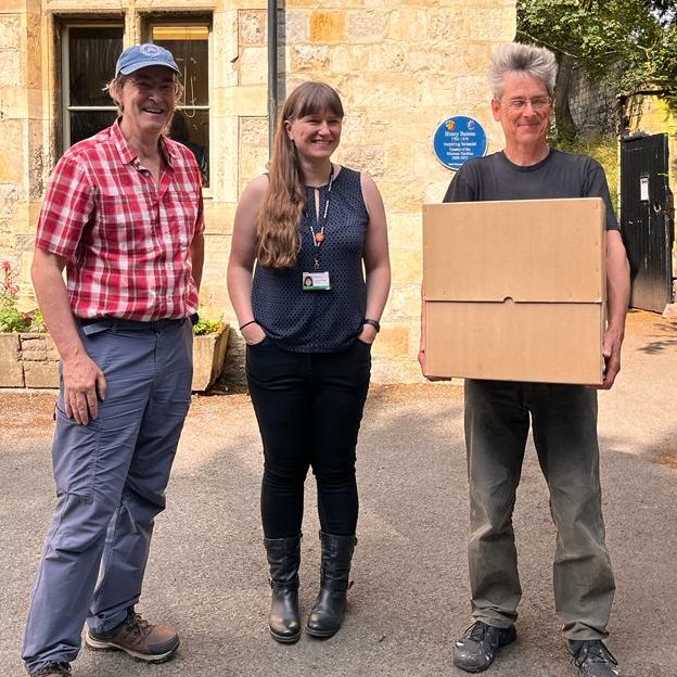 GeolAssoc's tweet photo. The GA President delivered the @MaryAnningRocks statue maquette to the @YorkshireMuseum yesterday on the next leg of her road trip. The museum staff were thrilled by her arrival and she is now on display in a new temporary exhibition on Mary Anning which runs until late Sept 2023 https://t.co/5oN7BZC5YA