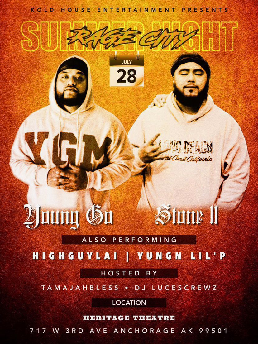 anchorage Alaska! We in yo city for the first time. Save the date &amp; I’ll see ya in 2 weeks .. 
—&gt; #gotime🌊 #Lalaland💙🌊✨