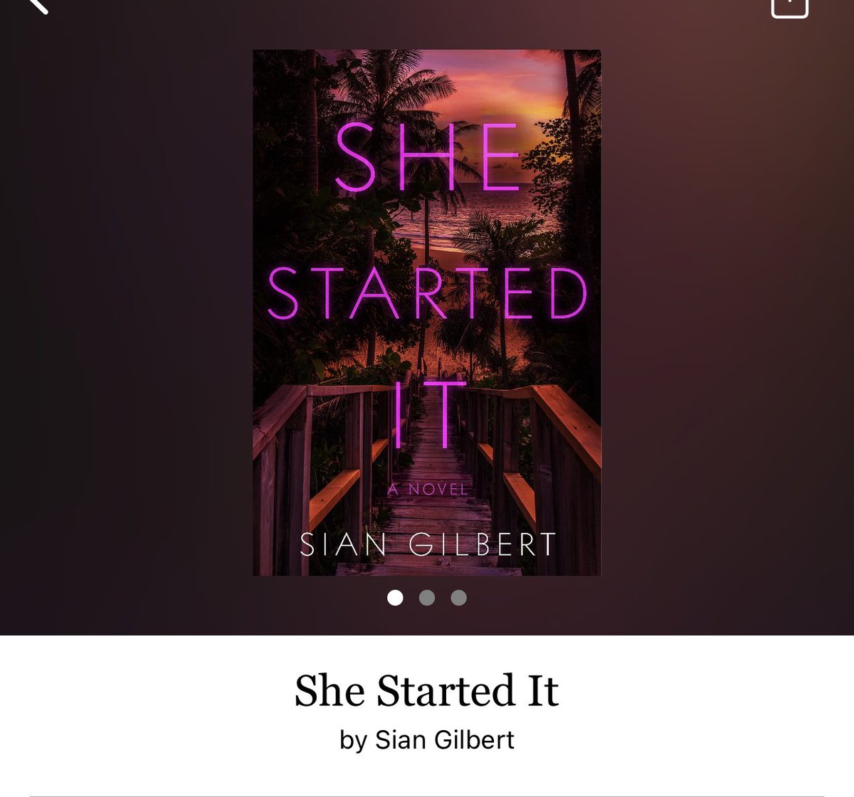 ReadItQuick1's tweet image. She Started It by Sian Gilbert 

#SheStartedIt by #SianGilbert #5046 #37chapters #340pages #june2023 #589of400 #NewRelease #book #BOTM #BOTMJune2023 #Poppy #CattyBitches #PoppyChloeTanyaEsterAnnabel #Bahamas #clearingoffreadingshelves #whatsnext #readitquick