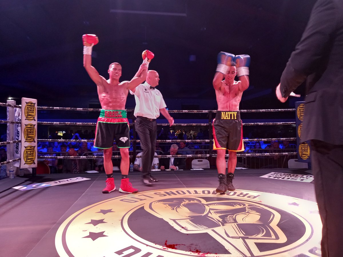 Roy Kelly (@roykellysport) on Twitter photo Peterlee's Greek-Geordie Alex Farrell made it a perfect 10 as a pro by stopping Swindon's Jensen Irving at 2min 1sec of round two for win no10 (and 4th stoppage) for the <a href="/Phil_Jeffries1/">Phil Jeffries Probox</a> star on the <a href="/Jobesboxingpro/">Jobes Boxing Promotions Ltd</a> event at Rainton Peterlee's Greek-Geordie Alex Farrell made it a perfect 10 as a pro by stopping Swindon's Jensen Irving at 2min 1sec of round two for win no10 (and 4th stoppage) for the <a href="/Phil_Jeffries1/">Phil Jeffries Probox</a> star on the <a href="/Jobesboxingpro/">Jobes Boxing Promotions Ltd</a> event at Rainton