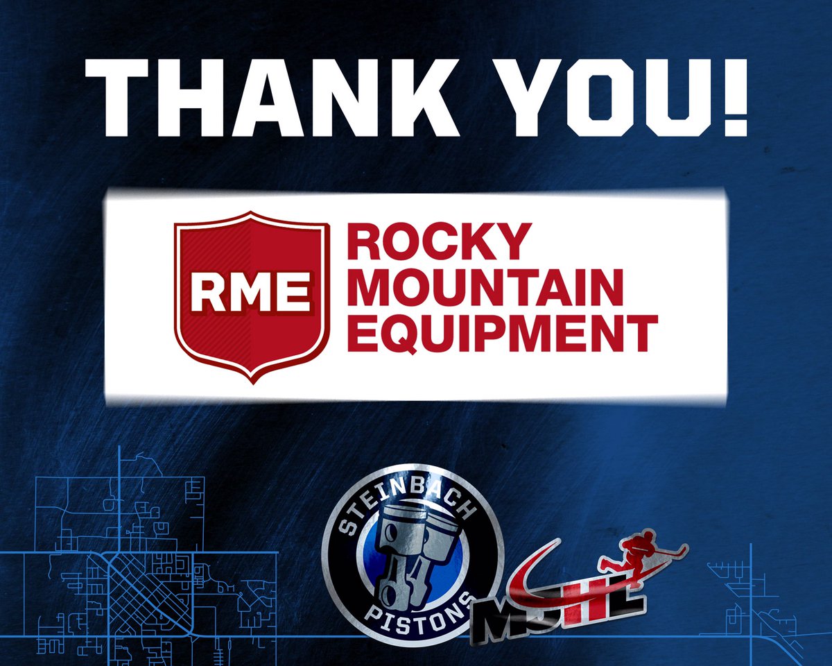 Thank you to our returning sponsor Rocky Mountain Equipment! 

We appreciate your support!

Interested in sponsoring the Pistons? Email info@steinbachpistons.ca.
