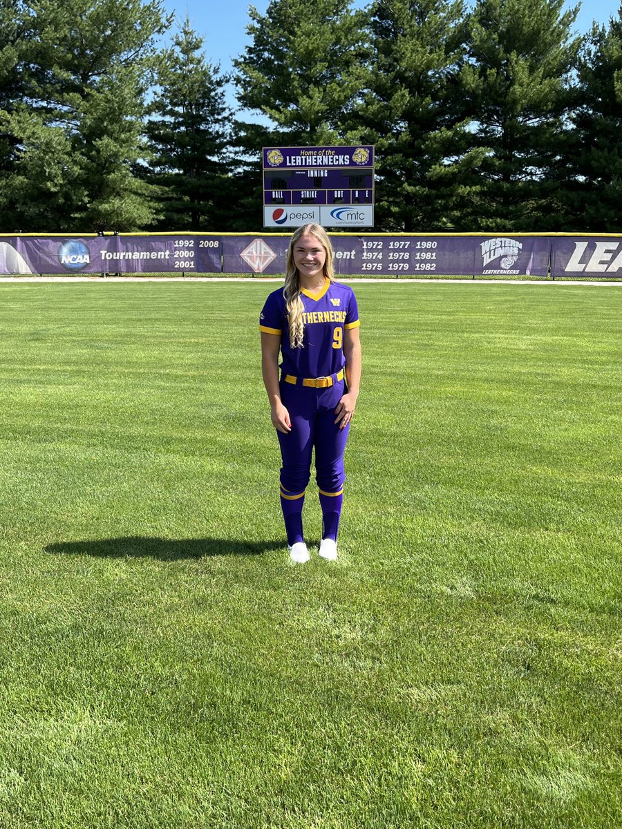 RubyTarr27's tweet image. By God’s AMAZING GRACE, I have an announcement….. #NecksUp 💛💜@WIUSoftball @agoler35 @TheRealChopkins
