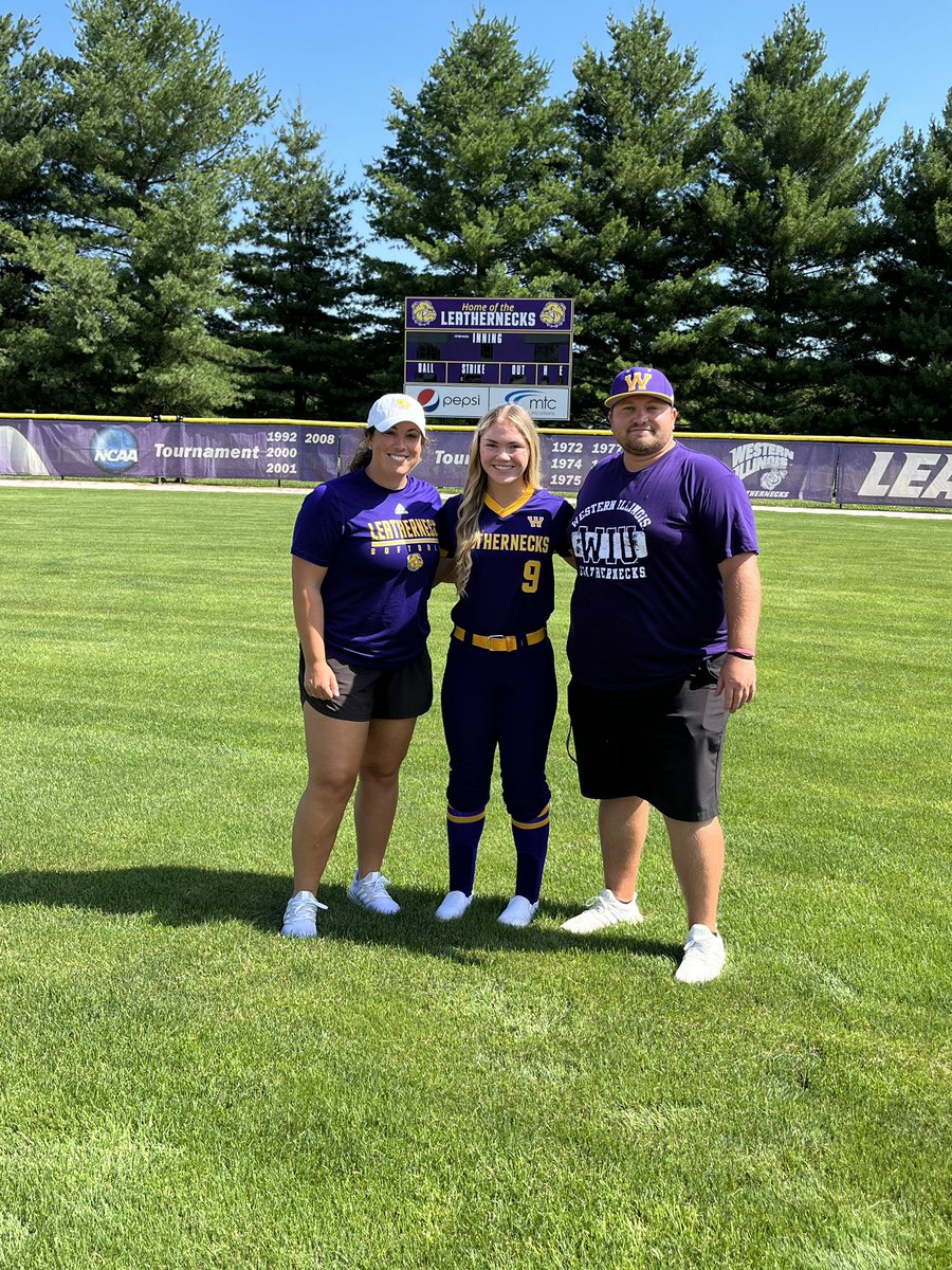 RubyTarr27's tweet image. By God’s AMAZING GRACE, I have an announcement….. #NecksUp 💛💜@WIUSoftball @agoler35 @TheRealChopkins