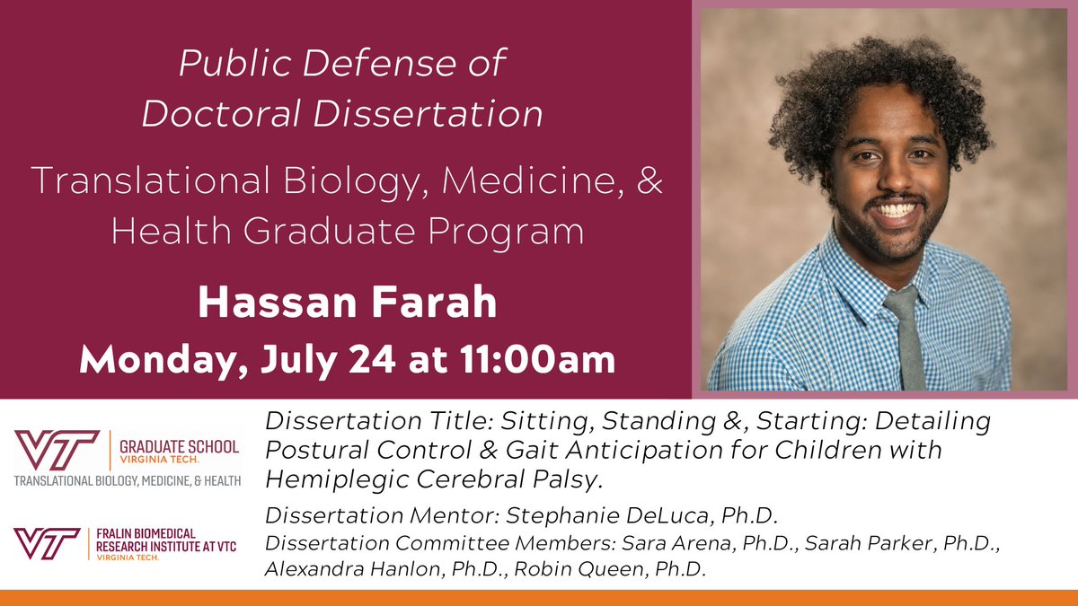 📢 Upcoming Defense! Best wishes to Hassan as he defends next week!