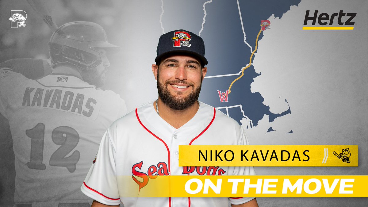 Portland's home run leader is heading to the Woo!

Niko Kavadas has been promoted to Triple-A and will join the WooSox presented by <a href="/Hertz/">Hertz</a>