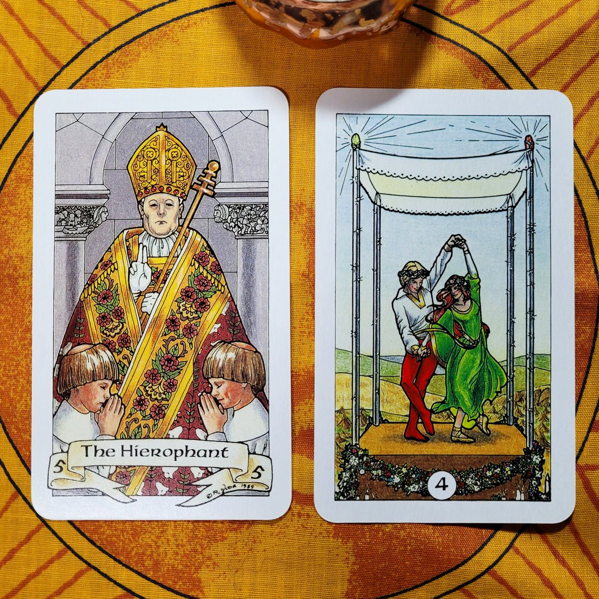 OldCrowTarot's tweet photo. Look to tradition today and seek guidance from those with more experience.  Their advice will help you create the kind of harmonious atmosphere from which celebrations spring. Keep tradition in balance with your own intuition. https://t.co/yqwc1vCzdR