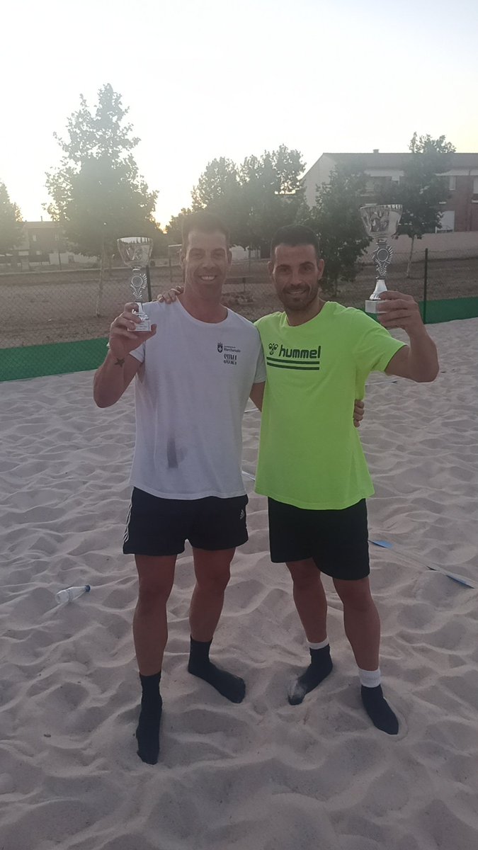 I TORNEO FUT-VOLLEY PLAYA. Pareja Campeona. Daoíz de la Plata - Carlos de la Plata <a href="/AytoMarchamalo/">Ayto. Marchamalo</a>