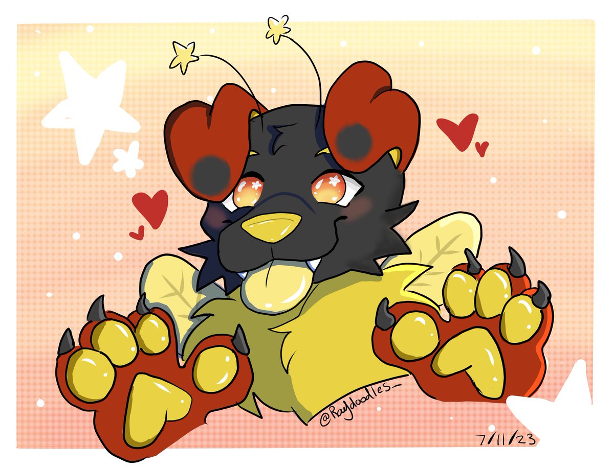 Raydoodles3's tweet photo. Artfight Attack on @/raenbowcat !!!
This is Sparkpup! #artfight #artfightwerewolves #artfighattack #furryart #furryfandom #paws #furry https://t.co/sge3RjFkLD