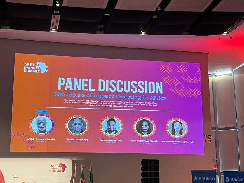 I enjoyed attending the inaugural #AfricaImpactSummit. The two-day event from July 13 – 14, 2023, was a convergence of impact investors and change agents that provided a platform to explore Africa's potential for sustainable development through impact investing.