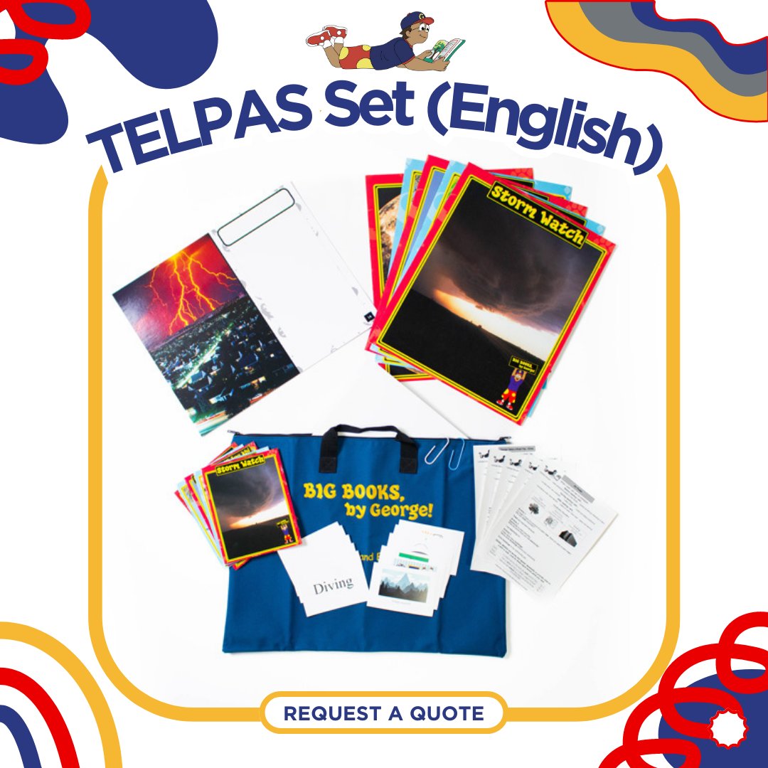 Empower English language learners with our NEWCOMER SET - TELPAS Set (English)! 🌟📚 Book a meeting with us and support language acquisition in your classroom.
#bigbooksbygeorge #nonfiction  #bilingual #duallanguage #esl #educationforkids #kidsbooks #literacy #reading