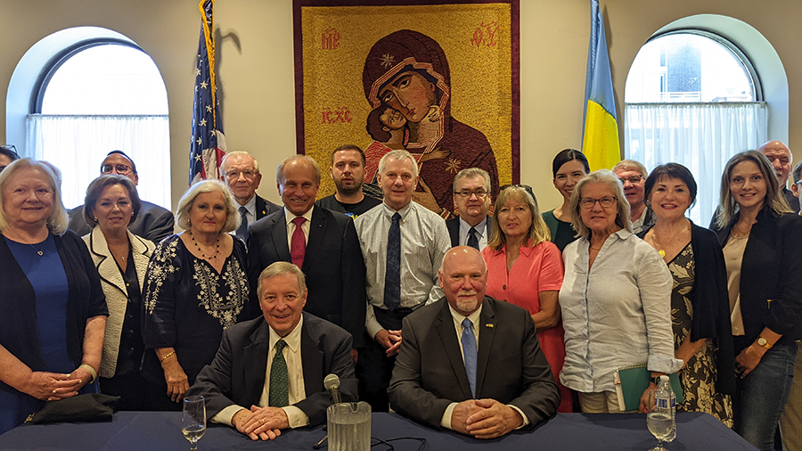Joanna Marszałek (@joannajmars) on Twitter photo Two days after returning from NATO Vilnius Summit, <a href="/SenatorDurbin/">Senator Dick Durbin</a> met with the Ukrainian, Lithuanian and Polish communities in Chicago. He said he's relieved that "the Baltic Sea is now becoming the NATO sea." But no NATO membership for Ukraine yet.
dziennikzwiazkowy.com/chicago/senato… Two days after returning from NATO Vilnius Summit, <a href="/SenatorDurbin/">Senator Dick Durbin</a> met with the Ukrainian, Lithuanian and Polish communities in Chicago. He said he's relieved that "the Baltic Sea is now becoming the NATO sea." But no NATO membership for Ukraine yet.
dziennikzwiazkowy.com/chicago/senato…