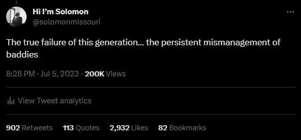 IT WAS NEVER GOING TO BE ME tweet media