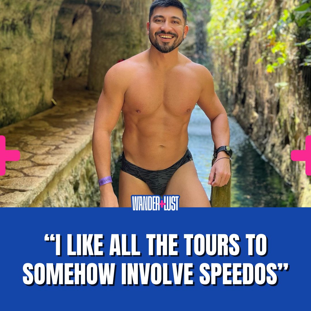 wlust_travel's tweet photo. Not long ago, Ricardo Contreras Godoy followed his ❤️ to Merida + started @meridagaytours, providing unforgettable gay group travel tours. #speedo!

Hit This For More Sexy Gay Mexico → https://t.co/YRJ9hUk3Z2

Follow The Lust On IG → https://t.co/CZvb3LOxTQ

@IGLTA @queerdest https://t.co/TjAKjSOUKI