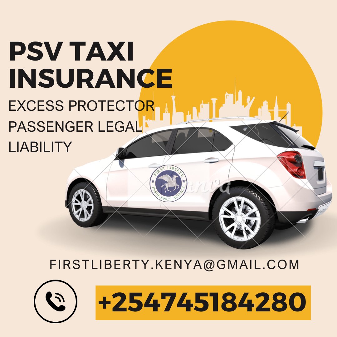 FirstLibertyKen's tweet image. PSV Taxi Insurance

Call/ Whatsapp +254745184280 for your PSV Taxi Insurance quote!

#insurance #motorinsurance