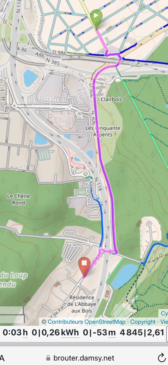 war_velo's tweet image. Aménagement cyclable @mairie91570 - Petit Clamart #RN906 #RD906
Merci François pour la photo : les mégas panneaux publicitaires en cours de démontage 😍😍
Le routeur #Brouter est à jour merci @OSM_FR.
@VSaclay @derailleursclam @rivovasta @MDB_Massy