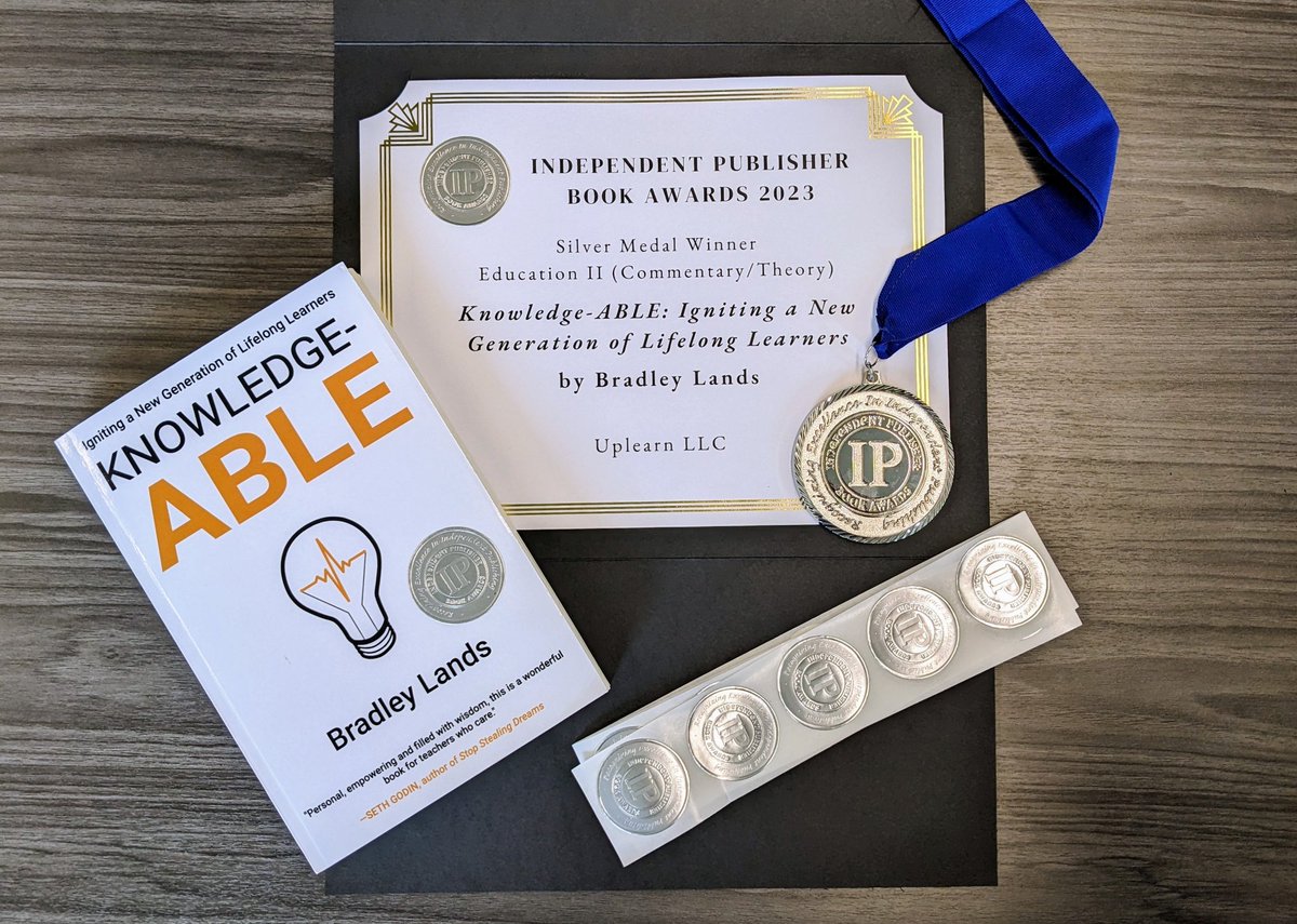 UpLearnLLC's tweet image. Excited to share that my #IPPY2023 Book Award Packet arrived in the mail today!

Thank you @IPPYAwards for recognizing this book and for helping me to elevate the important work that educators do every day!

#knowledge_ABLE