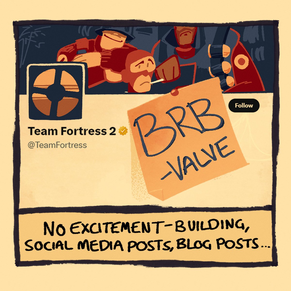 bagplants's tweet photo. Thoughts on TF2's summer update ☀️ https://t.co/sFq7drSXSb