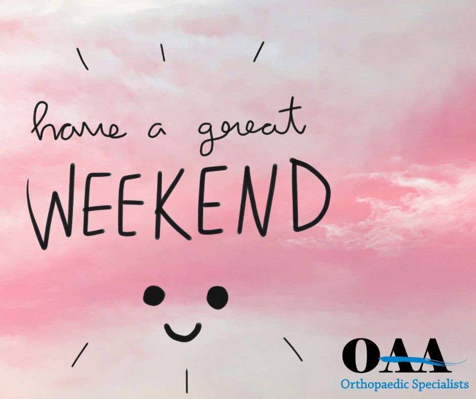 Happy Friday!
OAA wishes you and your family a great weekend 🌞