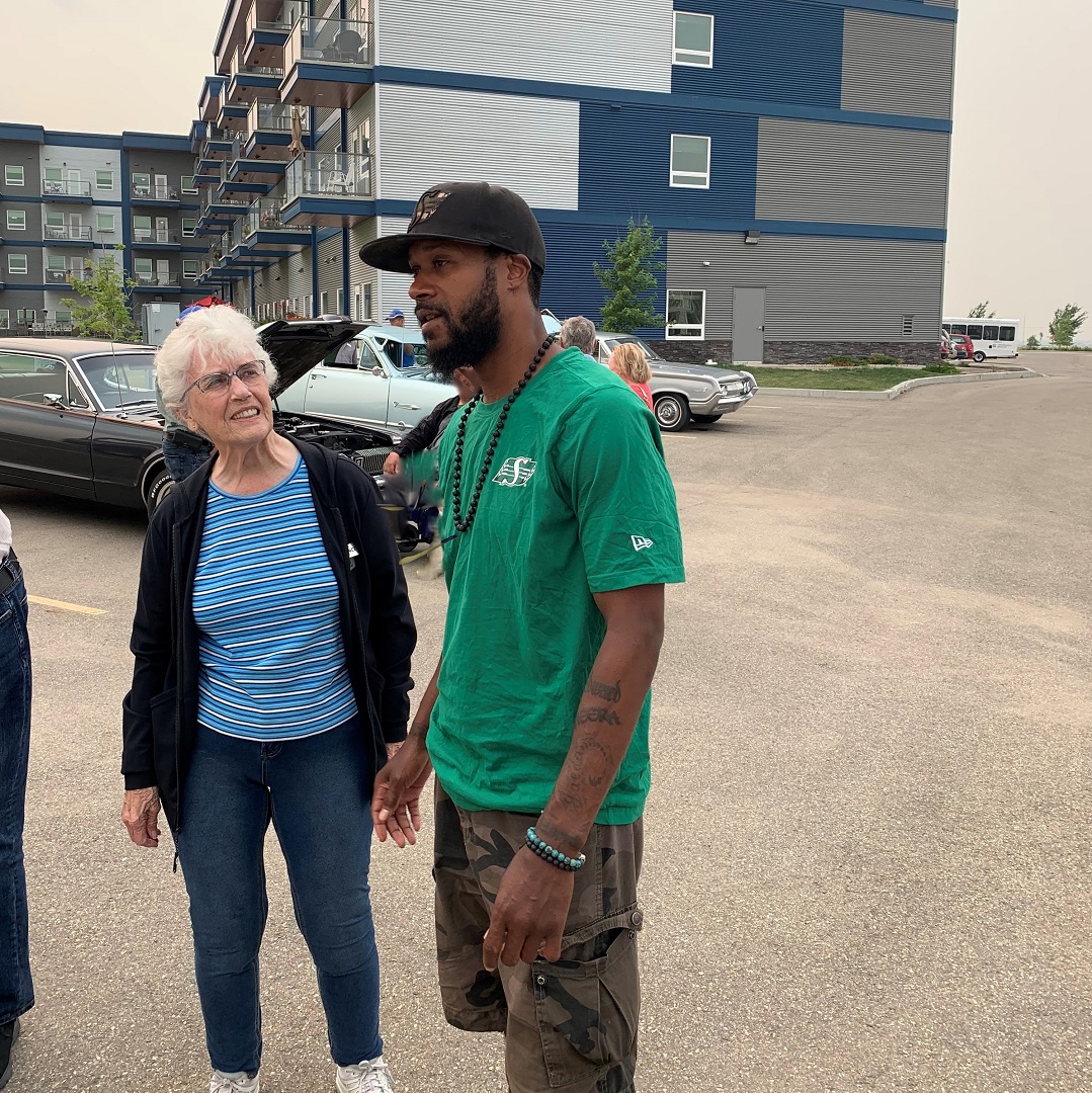 trinitymanor's tweet photo. Reminiscing of years gone by!
Thank you to Dan Stinnen's Family &amp; Crew for bringing your cars out to Trinity Manor at Westerra.
#carshow #SeniorLiving #yqr 
https://t.co/wztOHNPAYI https://t.co/hLvoTSpJon