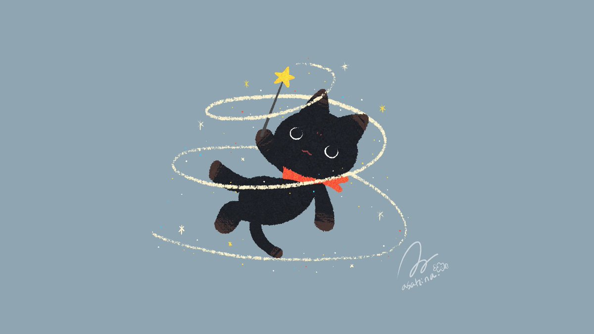 「いい事あるよー 」|あさひな。のイラスト
