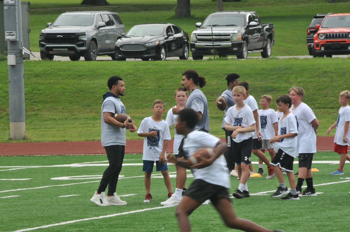 Dallas Cowboys' Deuce Vaughn hosted NFL ProCamp for 130 military dependents at USD 207 Football Field and Track Complex, sponsored by Procter & Gamble and won by Fort Leavenworth Commissary and Post Exchange for 150 military children.