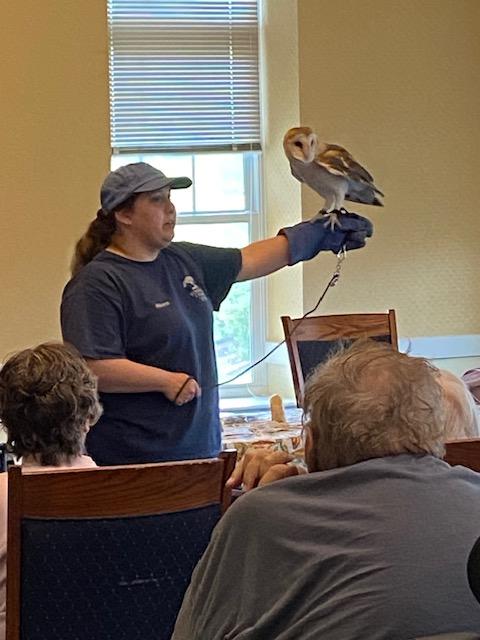 ConcordiaLM's tweet photo. #ConcordiaAtRebeccaResidence saw some cool critters thanks to their friends from the Pittsburgh Zoo. There was a lizard, birds, a turtle and a porcupine too! To learn more about this friendly community, visit https://t.co/gaga259Qma. #PittsburghZoo #AnimalFriends https://t.co/QOA3InSDix