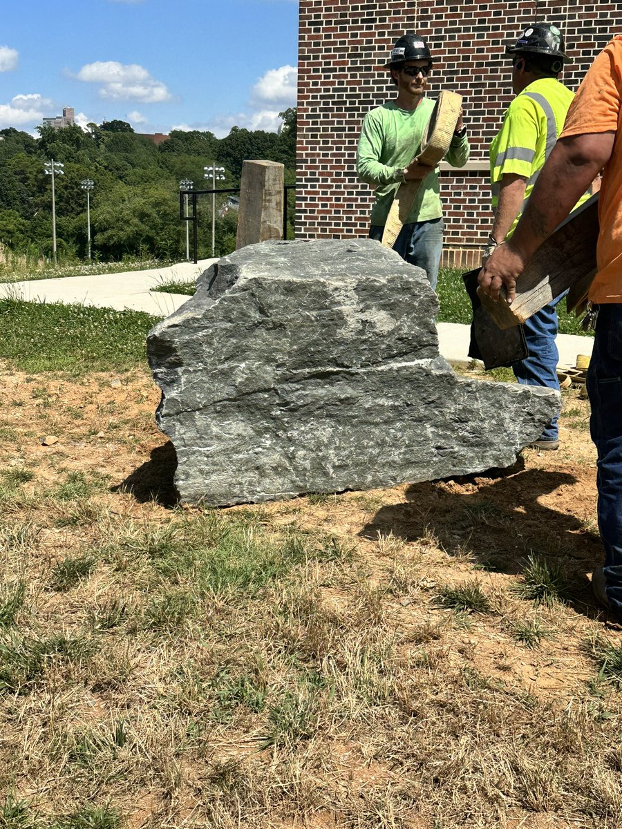 WileyMS's tweet photo. Something big happened today.  We received our rock from Vulcan! We are so excited and looking forward to decorating. 
This is just another reason #WileyRocks https://t.co/KzGhPYG5p4