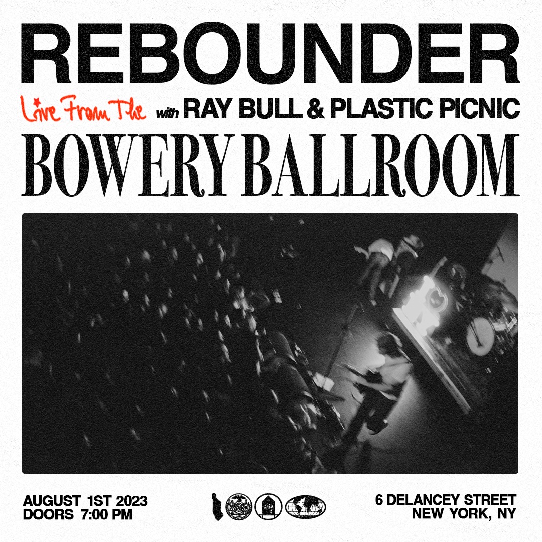 reboundernyc's tweet photo. very excited to play our biggest New York show ever at the Madison Square Garden of downtown, (@boweryballroom ) on 8/1.

 Its our last New York City show of the year, thrilled to be joined by Ray Bull &amp; Plastic Picnic.

https://t.co/4AfAlNrITT https://t.co/BTzKPsMo2F