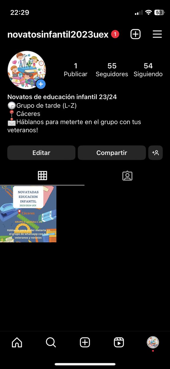 claumiin's tweet photo. Novatos de Educación infantil 23/24 de Cáceres, estamos deseando conoceros! 
❤️‍🩹
Háblanos por Instagram y te metemos en el grupo🫶🏼 https://t.co/Gkhj9v4U2A