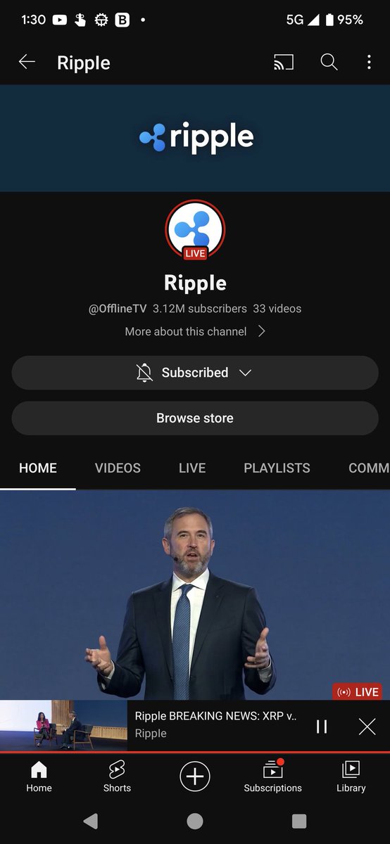 RecessP's tweet photo. Why is offlinetv broadcasting ripple? @YouTube @OfflineTV does anyone know what's happening? https://t.co/xZZPNXXq9Y
