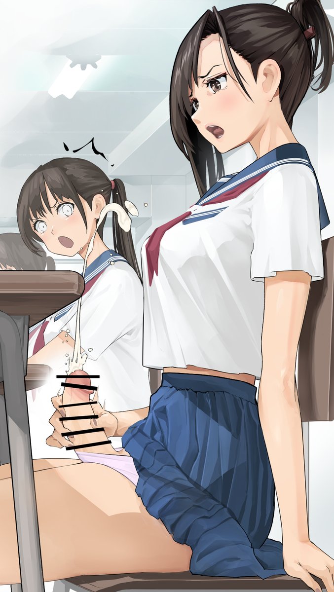futa_shiratama's tweet photo. ラクガキ～(^^♪
授業中、オナしちゃうフタ娘ちゃん♥

マンガ描きに戻りまふ(*'-')ゞ https://t.co/vAHsopRuJN