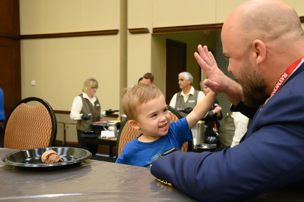 TashElwynRJ's tweet photo. One of my favorite @RaymondJames traditions – our annual ice cream eating contest! As we conclude this year’s #RJSDC with family dinner tonight, I am reminded just how special it is to spend this week together every summer, and I'm already looking forward to July 2024! https://t.co/qpvCwNKHFV