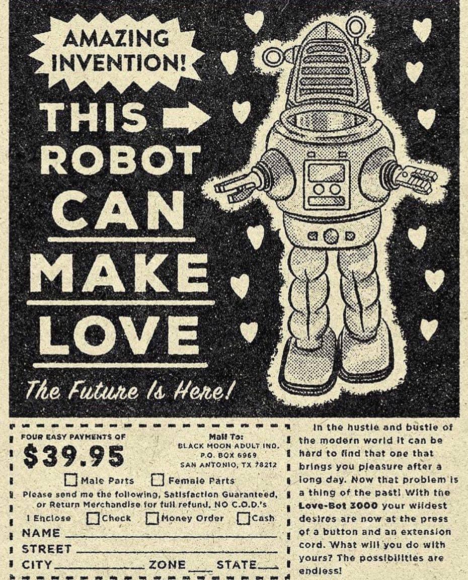 mrsfallout's tweet photo. FISTO is that you?!? 😂 (from a 1960’s article about a sexbot named Hercules) 👀 #fallout #FalloutNewVegas https://t.co/h9enBQUJf2