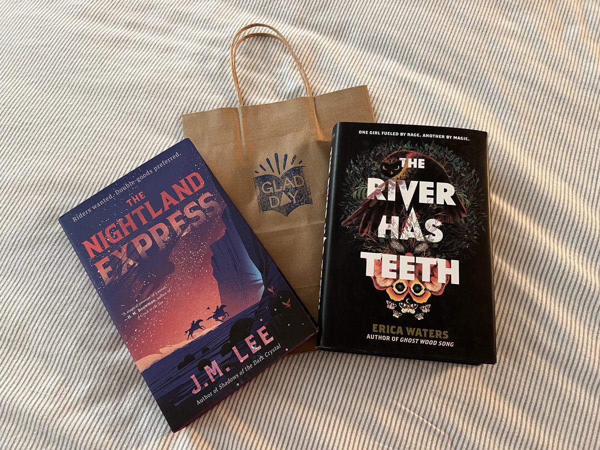 LGBTQ owned bookstore? Yes please. Thanks for the recommendations. Looking forward to diving into these. The question is, do I have room in my suitcase to go back for the other two? 🤔

<a href="/GDBooks/">Glad Day Bookshop</a>