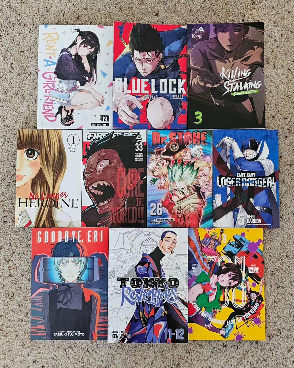 tylergarrison09's tweet photo. A little vacation to California and came back with a few souvenirs to add to the collection!

#gemsofsacrifice #writer #author #anime #manga #demonslayer #chainsawman #naruto #bleach #onepiece #myheroacademia #attackontitan #dragonball #blackclover #jujutsukaisen #jojos https://t.co/B8jpjHGF58