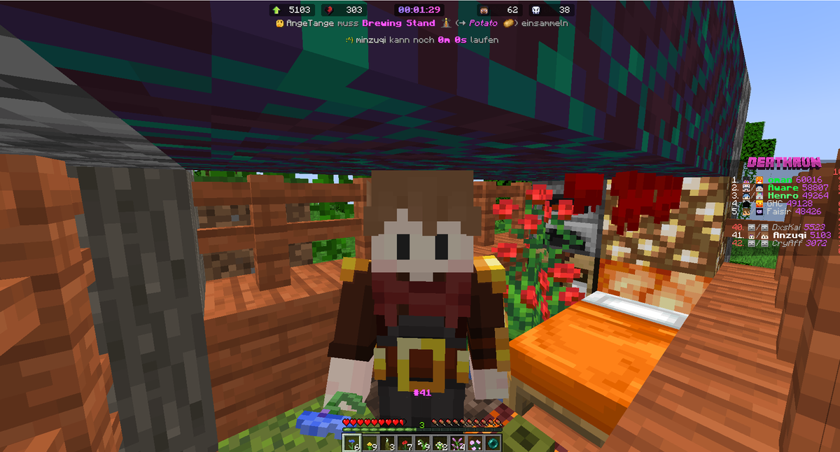 Coole 60.000 blöcke aber habt ihr auch so eine coole butze?
War mal wieder ein geiler Deathrun <a href="/kompetenzGHG/">BastiGHG</a> auch wenn ich am ende 1h afk stand