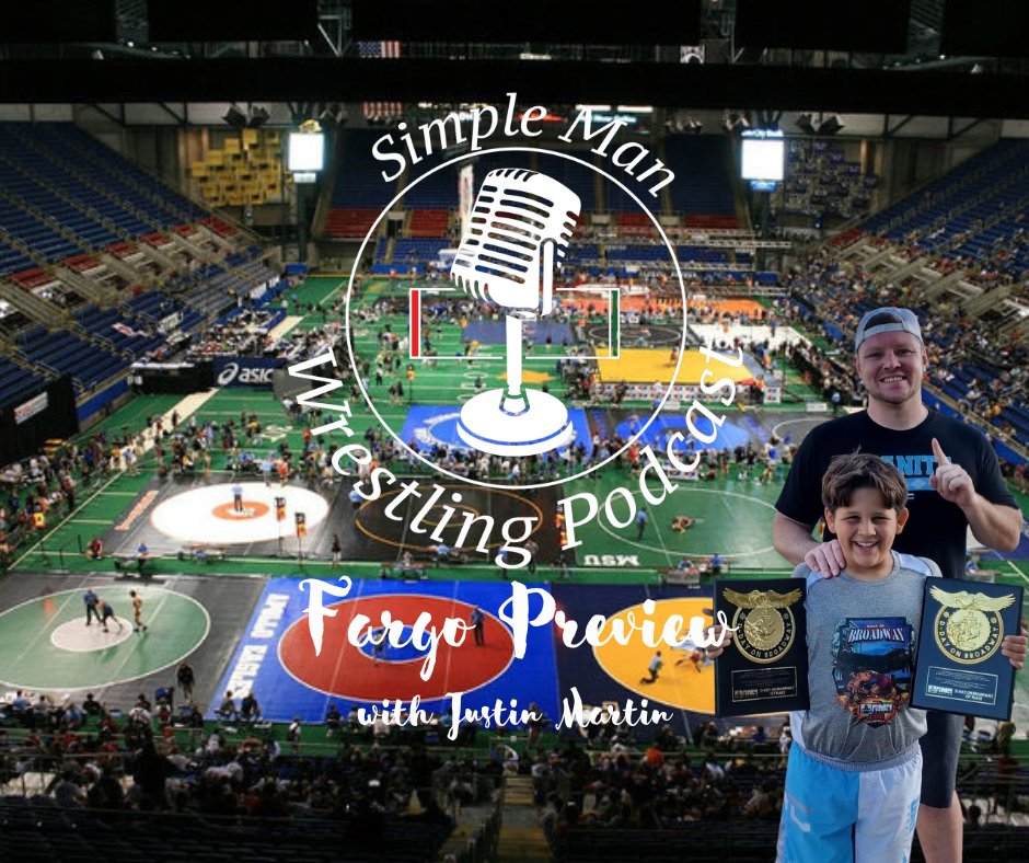 Episode 22 - Fargo Preview with Justin Martin is posted on Spotify and Youtube. 

Link in bio.

#usawrestling #freestylewrestling #wrestlinglife #wrestler #ncaawrestling #wrestlingislife #grecoromanwrestling #wrestle #wrestlers #flowrestling #olympicwrestling #womenswrestling